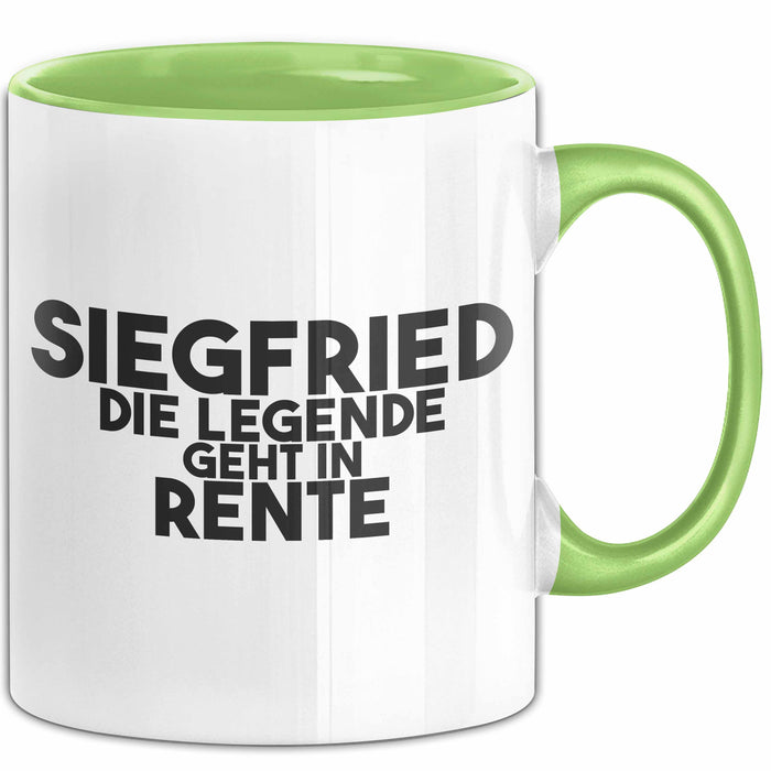 Siegfried Tasse Siegfried – Die Legende Geht In Rente Geschenk