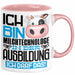 Milchtechnologe Ausbildung Tasse Geschenk Ich Bin Milchtechnologe In Der Ausbildung Ich Darf Das Geschenkidee Spruch Rosa Trendation