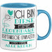 Rhythmische Gymnastin Tasse Geschenk Ich Bin Diese Eine Legendäre Rhythmische Gymnastin Von Der Alle Reden Geschenkidee Geburtstag Weihnachten Blau Trendation