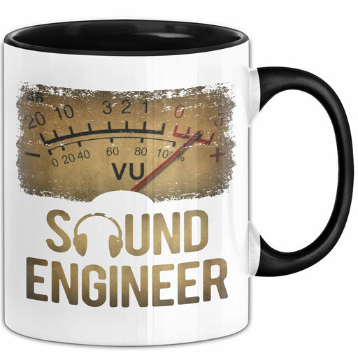 Toningenieur Ingenieurwesen Tasse Geschenk Lustige Geschenkidee Spruch Tontechniker Vu Meter Trendation