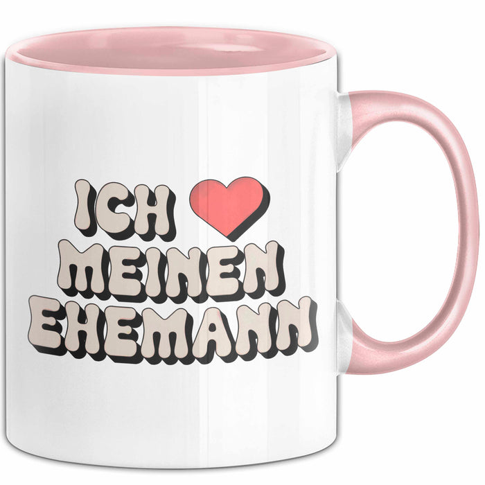 Ehefrau Ehefrauen Verheiratete Frauen Sarkasmus Tasse Becher Geschenk Lustige Geschenkidee Spruch Ich Meinen Ehemann Rosa Trendation