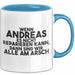 Andreas Tasse Wenn Andreas Nicht Repariert, Sind Wir Am Arsch Geschenk Blau Trendation