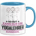 Yogalehrer Geschenk Tasse So Gut Kann Nur Ein Yogalehrer Aussehen Geschenkidee Kaffee-Becher Blau Trendation
