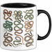 Reptil Schlangen Tier Tasse Geschenk Lustige Geschenkidee Spruch Schwarz Trendation