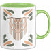 Makramee Liebhaber Tasse Geschenk Lustige Geschenkidee Spruch Für Faser Kunst Fans Grün Trendation