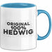 Hedwig Tasse Original 100% Hedwig Geschenk Blau Trendation