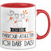 Geschenk für Parkour-Athletin Tasse Lustige Geschenkidee Geburtstag Ich Bin Parkour-Athletin Ich Darf Das Rot Trendation