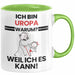 Uropa Geschenk Tasse Lustiger Spruch Ich Bin Uropa Warum Weil Ich Es Kann Geschenkidee Bester Uropa Geburtstag Kaffee-Becher Grün Trendation