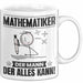 Mathematiker Tasse Geschenk für Mathematiker Der Mann Der Alles Kann Geschenkidee zum Geburtstag Weiß Trendation