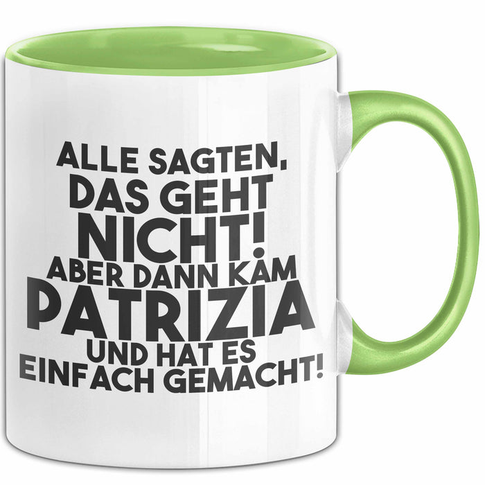 Patrizia Tasse Alle Sagten Das Geht Nicht, Aber Dann Kam Patrizia Geschenk