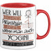 Yogini Tasse Geschenk Spruch Wer Will Schon Prinzessin Sein Wenn Man Auch Yogini Sein Kann Rot Trendation