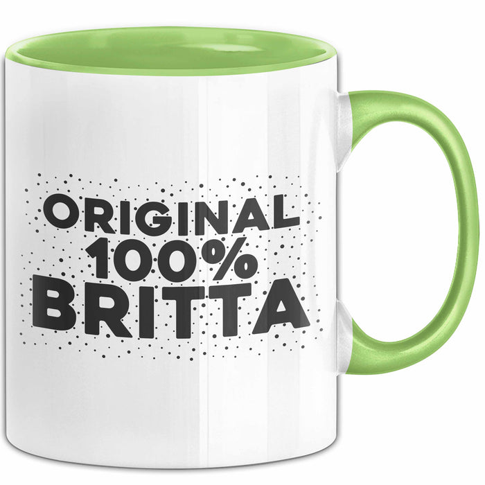 Britta Tasse Original 100% Britta Geschenk Grün Trendation