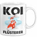 Koi-Fisch Tasse Geschenk Koi Flüsterer Koi Züchter Geschenkidee Becher Weiß Trendation