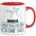 Geschenk für Basketballspielerin Tasse Lustige Geschenkidee Geburtstag Ich Bin Basketballspielerin Ich Darf Das Rot Trendation