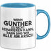 Guenther Tasse Wenn Guenther Nicht Repariert, Sind Wir Am Arsch Geschenk Blau Trendation