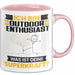 Outdoor-Enthusiast Tasse Geschenk für Outdoor-Enthusiast Geburtstag Lustiger Spruch Kaffee-Becher Was Ist Deine Superkraft Rosa Trendation