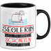 Seglerin Weil Es Keinen Schöneren Beruf Gibt Tasse Geschenk für Eine Seglerin Lustig Trendation