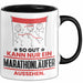 Marathonläufer Geschenk Tasse So Gut Kann Nur Ein Marathonläufer Aussehen Geschenkidee Kaffee-Becher Schwarz Trendation
