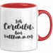 Cordula Tasse Ich Cordula, Bin Vollkommen Geschenk Rot Trendation