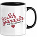 Gundula Tasse Geschenk Ich Bin Vollkommen Gundula Geschenkidee Geburtstag Schwarz Trendation