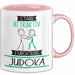Judoka Tasse Geschenk Becher Stark Attraktiv Furchtlos Judoka Lustige Geschenkidee Rosa Trendation