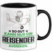 Reisender Geschenk Tasse So Gut Kann Nur Ein Reisender Aussehen Geschenkidee Kaffee-Becher Schwarz Trendation