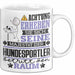 Hundesportler Geschenk Tasse Lustiger Spruch Erheben Sie Sich Der Hundesportler Betritt den Raum Weiß Trendation