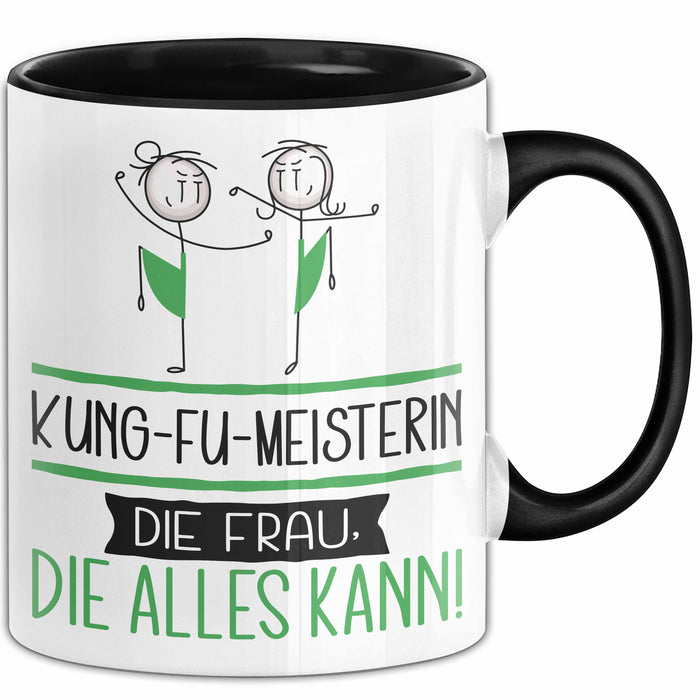 Kung-Fu-Meisterin Geschenk Tasse Becher Die Frau Die Allen Kann Geschenkidee für eine Kung-Fu-Meisterin Lustig Trendation
