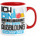 Chemielaborant Ausbildung Tasse Geschenk Ich Bin Chemielaborant In Der Ausbildung Ich Darf Das Geschenkidee Spruch Rot Trendation