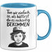 Sarkastischer Sarkasmus Tasse Geschenk Lustige Geschenkidee Spruch Tun Wir Einfach So Als Hättest Du Es Rechtzeitig Bekommen Blau Trendation