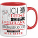 Tierverhaltensforscherin Tasse Geschenk Ich Bin Diese Eine Legendäre Tierverhaltensforscherin Von Der Alle Reden Geschenkidee Geburtstag Weihnachten Rot Trendation