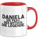 Daniela Tasse Daniela – Die Frau. Der Mythos. Die Legende. Geschenk Rot Trendation