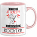 Rockerin Tasse Geschenk Becher Stark Attraktiv Furchtlos Rockerin Lustige Geschenkidee Rosa Trendation