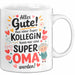 Oma Tasse Geschenkidee Beste Kollegin Oma Geschenk Weiß Trendation
