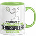 Tennisspieler Geschenk Tasse So Gut Kann Nur Ein Tennisspieler Aussehen Geschenkidee Kaffee-Becher Grün Trendation