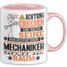 Mechaniker Geschenk Tasse Lustiger Spruch Erheben Sie Sich Der Mechaniker Betritt den Raum Rosa Trendation