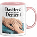 Krankenschwester Pflege Betreuung Tasse Geschenk Lustige Geschenkidee Spruch Das Herz Wird Nicht Dement Rosa Trendation