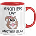 Tier Tasse Geschenk Another Day Another Slay Geschenkidee Lustig Hamster Rot Trendation