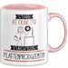 Plattenproduzentin Tasse Geschenk Becher Stark Attraktiv Furchtlos Plattenproduzentin Lustige Geschenkidee Rosa Trendation