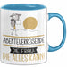 Abenteuerreisende Geschenk Tasse Becher Die Frau Die Allen Kann Geschenkidee für eine Abenteuerreisende Lustig Blau Trendation
