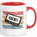 Retro Vintage Kassette Tasse Geschenk Lustige Geschenkidee Spruch Rot Trendation