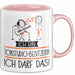 Geschenk für Tonstudio-Besitzerin Tasse Lustige Geschenkidee Geburtstag Ich Bin Tonstudio-Besitzerin Ich Darf Das Rosa Trendation
