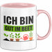 Garten Pflanzen Gärtner Tasse Geschenk Lustige Geschenkidee Spruch Ich Bin Gut Im Beet Rosa Trendation
