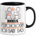 Geschenk für Psychologin Tasse Lustige Geschenkidee Geburtstag Ich Bin Psychologin Ich Darf Das Trendation