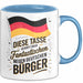 Fantastischer Neuer Deutscher Bürger Tasse Geschenkidee Blau Trendation