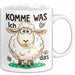 Sarkastisches Schaf Tasse Geschenkidee Sheep That Tierhumor Weiß Trendation