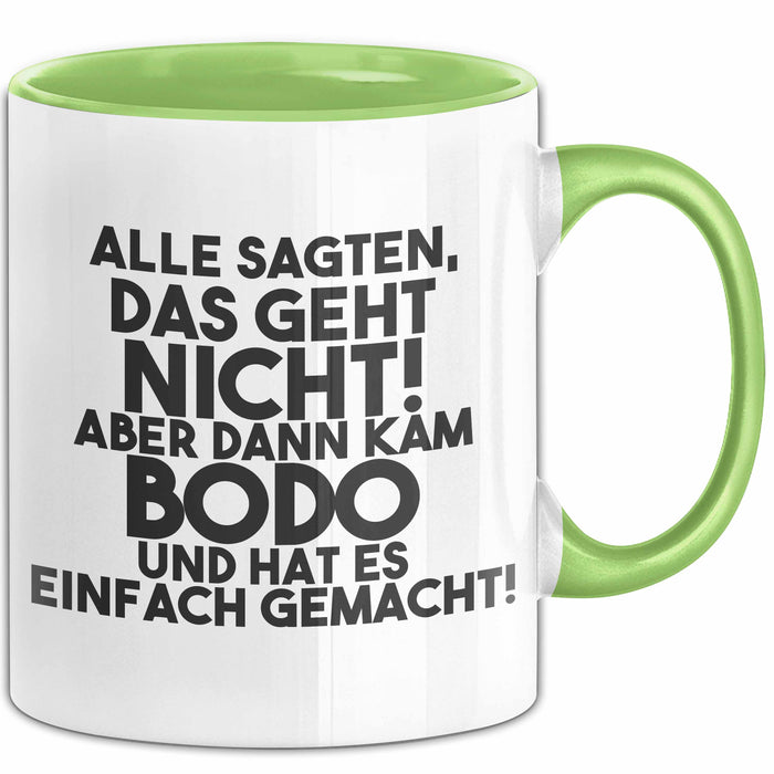 Bodo Tasse Alle Sagten Das Geht Nicht, Aber Dann Kam Bodo Geschenk
