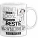 Beste Musikbloggerin Der Welt Tasse Geschenk für Eine Musikbloggerin Geprüft Und Sicher Geschenkidee Geburtstag Weihnachten Weiß Trendation