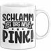 Schlamm Ist Das Neue Pink Quad Fahren Tasse Geschenkidee Frauen Mädchen Quad-Fahrerin Becher Weiß Trendation