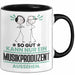 Musikproduzent Geschenk Tasse So Gut Kann Nur Ein Musikproduzent Aussehen Geschenkidee Kaffee-Becher Schwarz Trendation